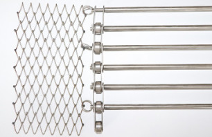 OEM SS304 Wire Stainless Steel Mesh Belt Conveyor
