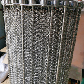 High Temperature Resistance Chain Drive Flat Flex Belt Wire Mesh for Conveyor