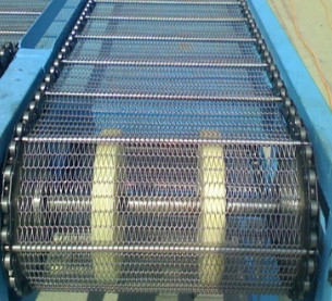 High Temperature Resistance Chain Drive Flat Flex Belt Wire Mesh for Conveyor