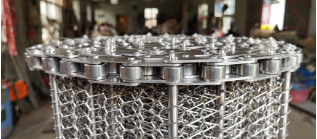 High Temperature Resistance Chain Drive Flat Flex Belt Wire Mesh for Conveyor