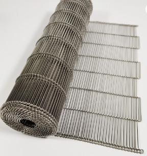 Pizza Oven 316 Stainless Steel Wire Conveyor Food Mesh Belt For Baking