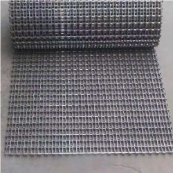 Heavy Duty Flat GI Wire Mesh Food Industry Conveyor Belt