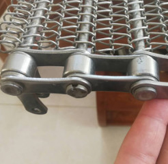 Heavy Duty Flat GI Wire Mesh Food Industry Conveyor Belt