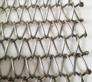 Balance Weave SUS304 SS Woven Wire Mesh Fabric Conveyor Belt