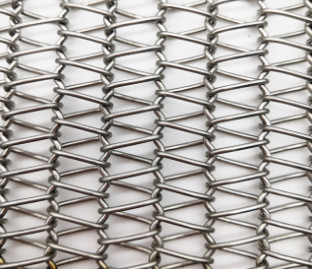 Balance Weave SUS304 SS Woven Wire Mesh Fabric Conveyor Belt