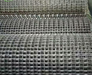 Fine Stainless Steel Honey Comb Conveyor Steel Belt Food Conveyor Systems