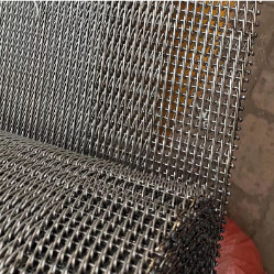 Food Grade Diamond Mesh Steel Mesh sheets Conveyor Belt For Oven