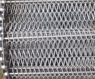DIN JIS Stainless Steel Mesh Belt Wire Conveyor with Single Loop Edge