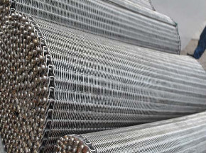 304SS Herringbone Conveyor Belt Chain Wire For Roasting Food
