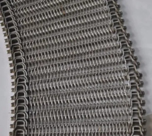 Metal Chain Spiral Dutch Weave Mesh Wire Fabric For Conveyor Belt