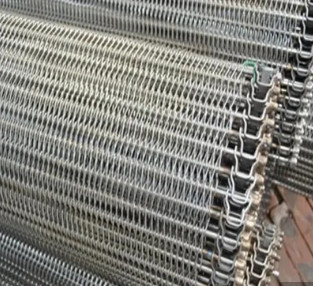 Metal Chain Spiral Dutch Weave Mesh Wire Fabric For Conveyor Belt