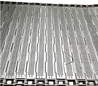 Industrial Stainless Steel Flat Top Chain Mesh Belt For Food Processing Conveyor