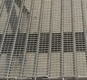 Chain Link Edge Eye Flex Conveyor Stainless Steel Mesh Belt