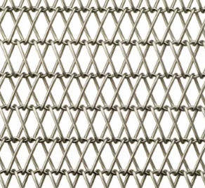 Balanced Weave Chain Link steel Wire Mesh Cladding 904L stainless steel