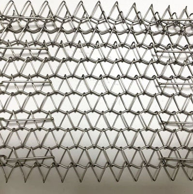 Carbon Steel Rod Mesh Crimped Woven Metal Grid Facade For Decoration