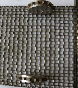 Industrial Flat Wire Stainless Steel Conveyor Belt Chain Mesh For Assembly Line
