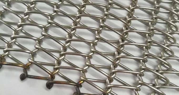 High Temperature 314 310s Stainless Steel Spiral Mesh Conveyor Chain Belt Metal 4