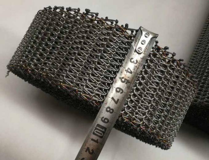 High Temperature 314 310s Stainless Steel Spiral Mesh Conveyor Chain Belt Metal 13