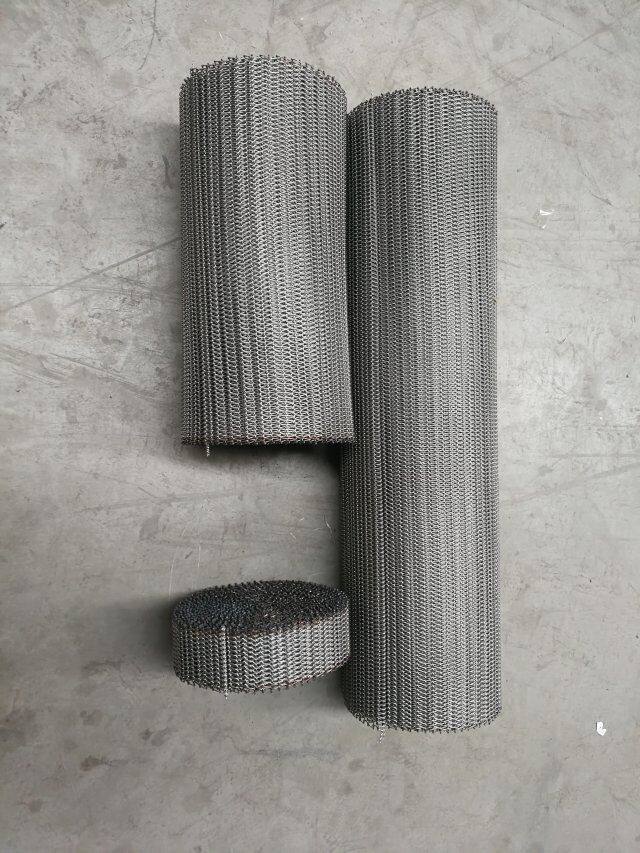 High Temperature 314 310s Stainless Steel Spiral Mesh Conveyor Chain Belt Metal 14